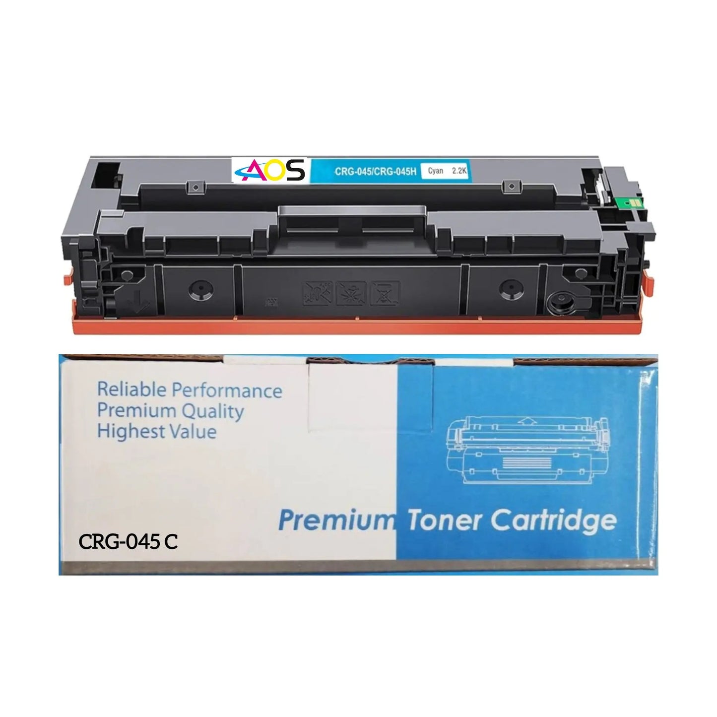 045 cyan toner cartridge