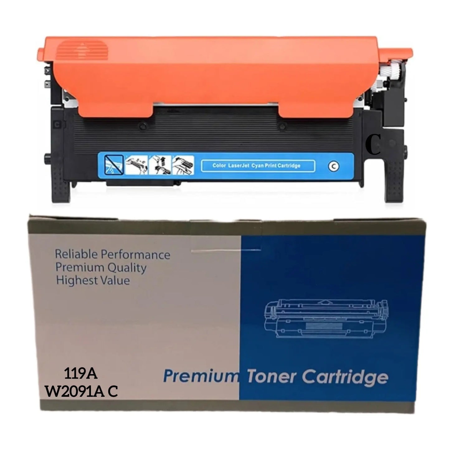 119A cyan toner cartridge