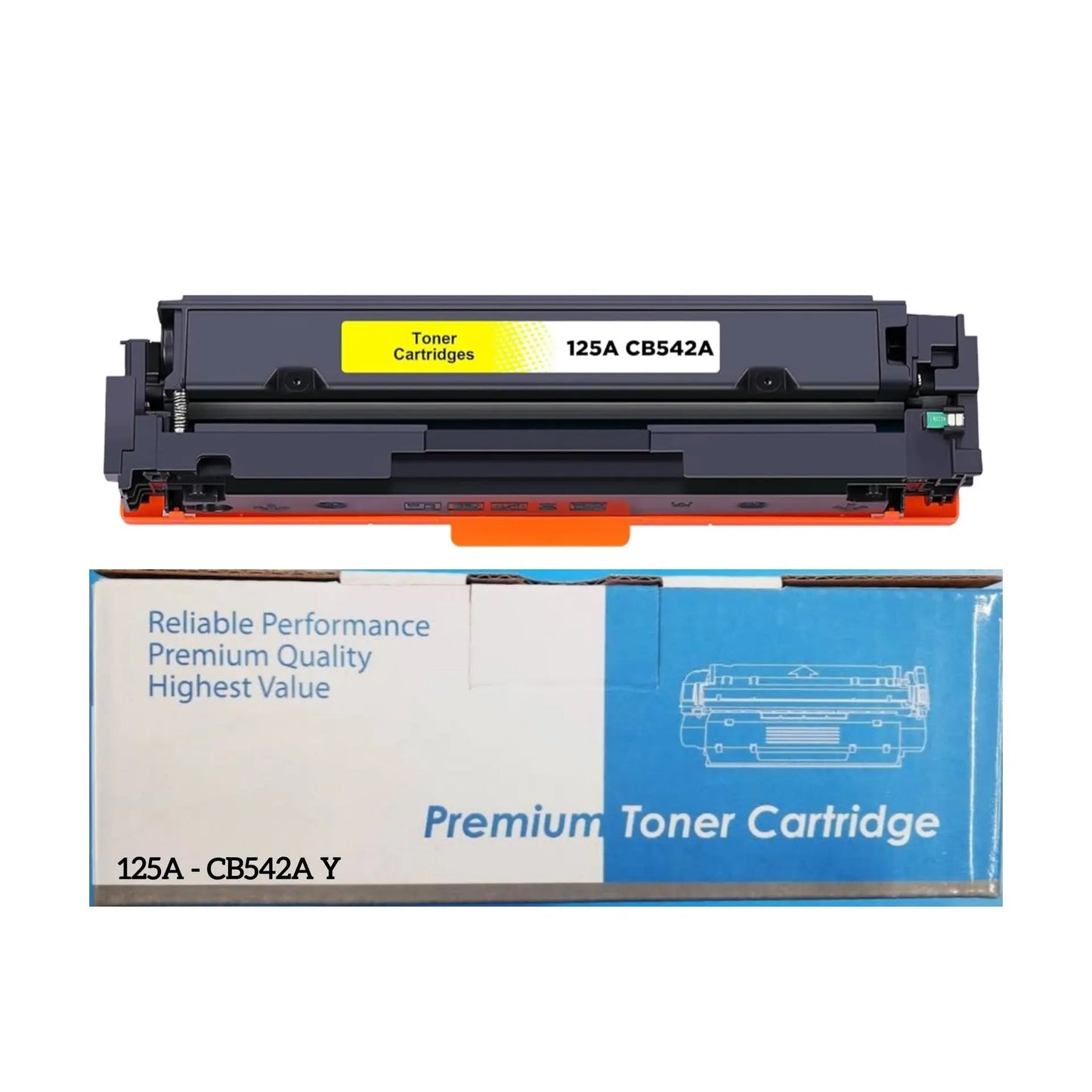 125A yellow toner cartridge