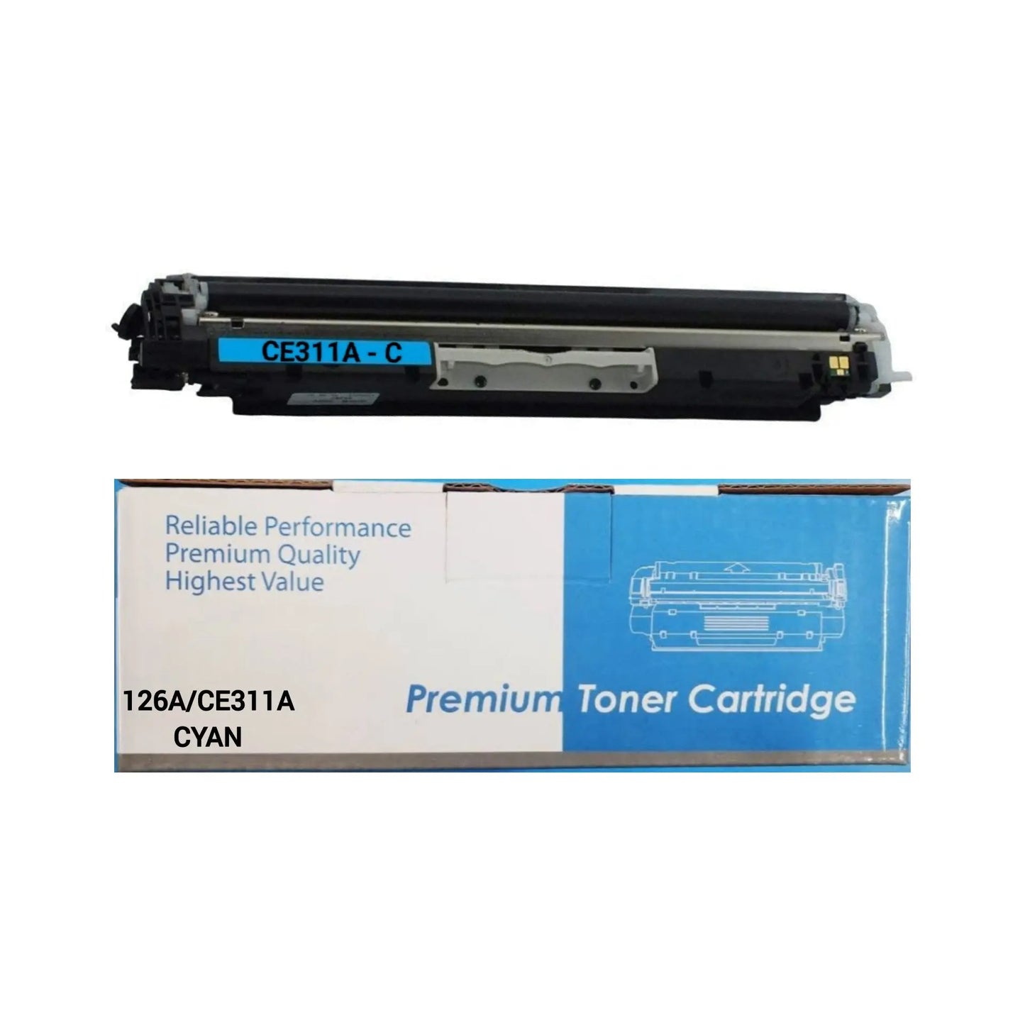 126A cyan toner cartridge