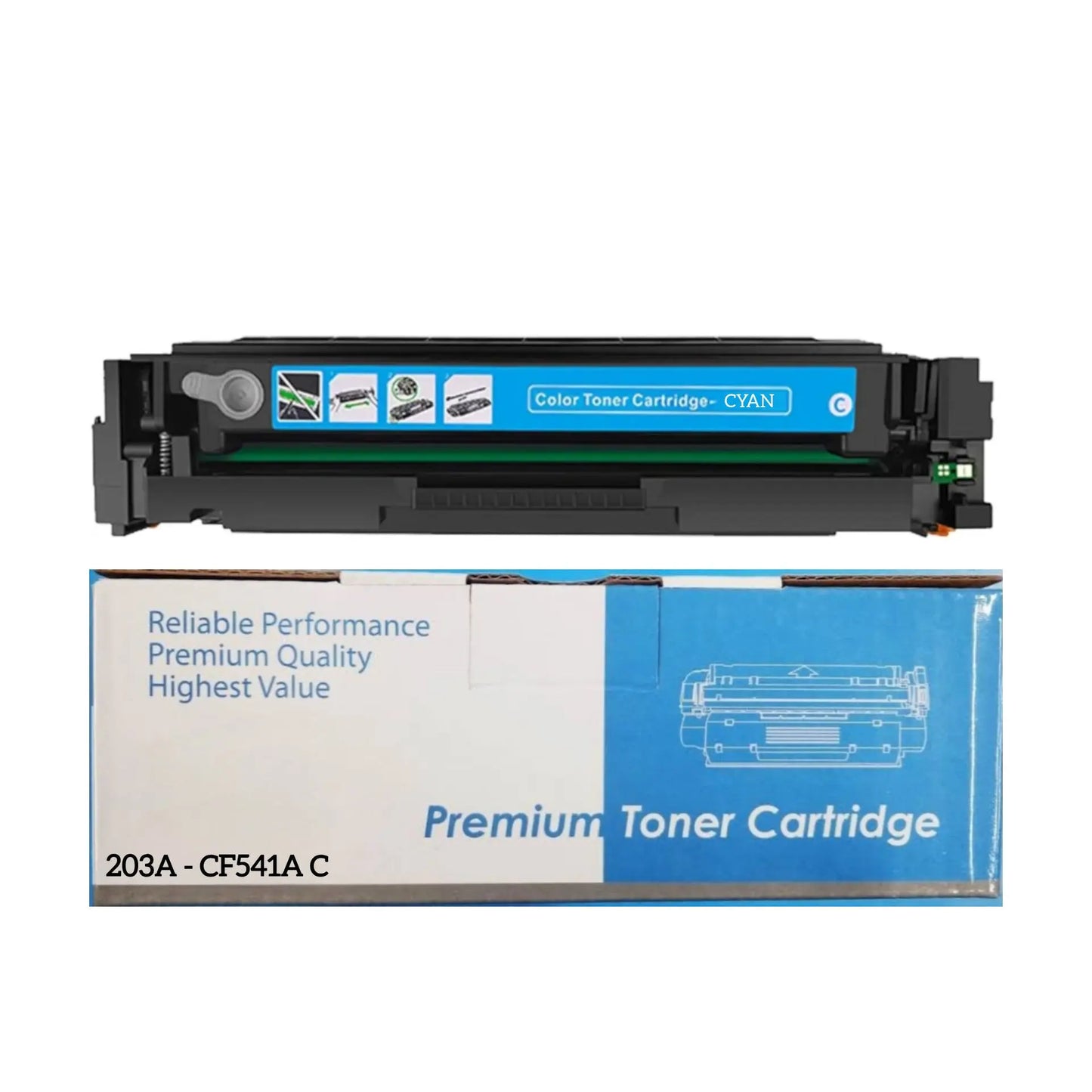 203A cyan toner cartridge