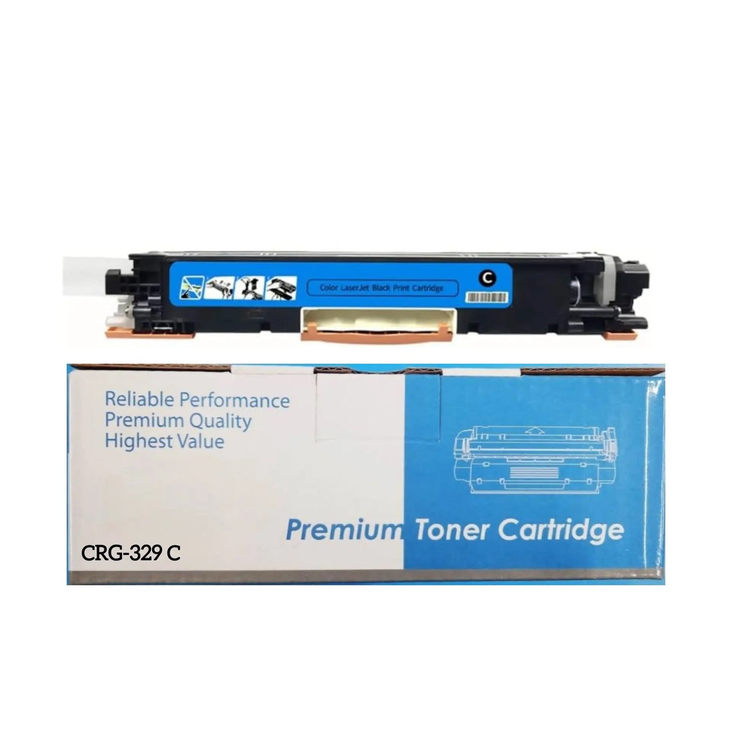 329 cyan toner cartridge