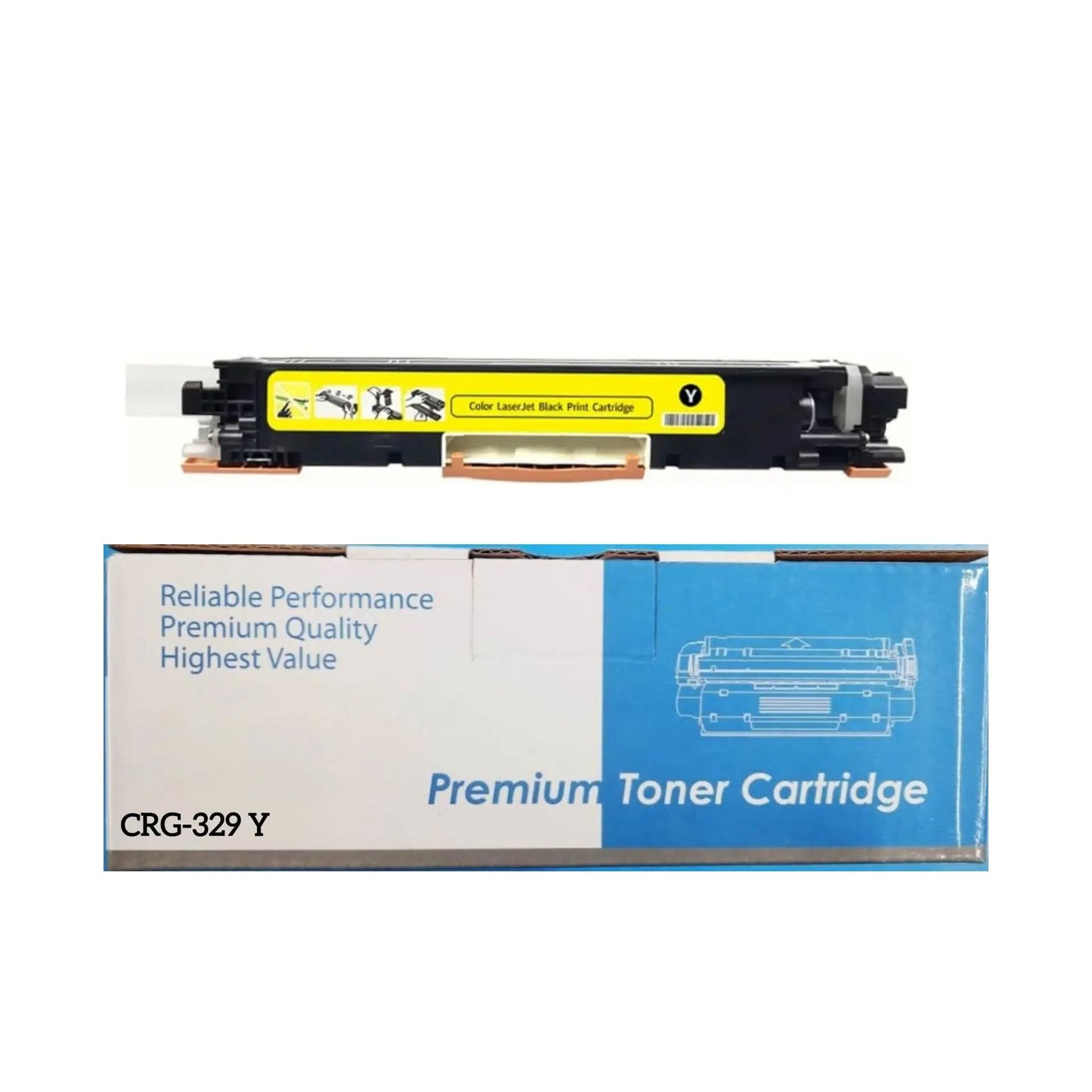 329 yellow toner cartridge