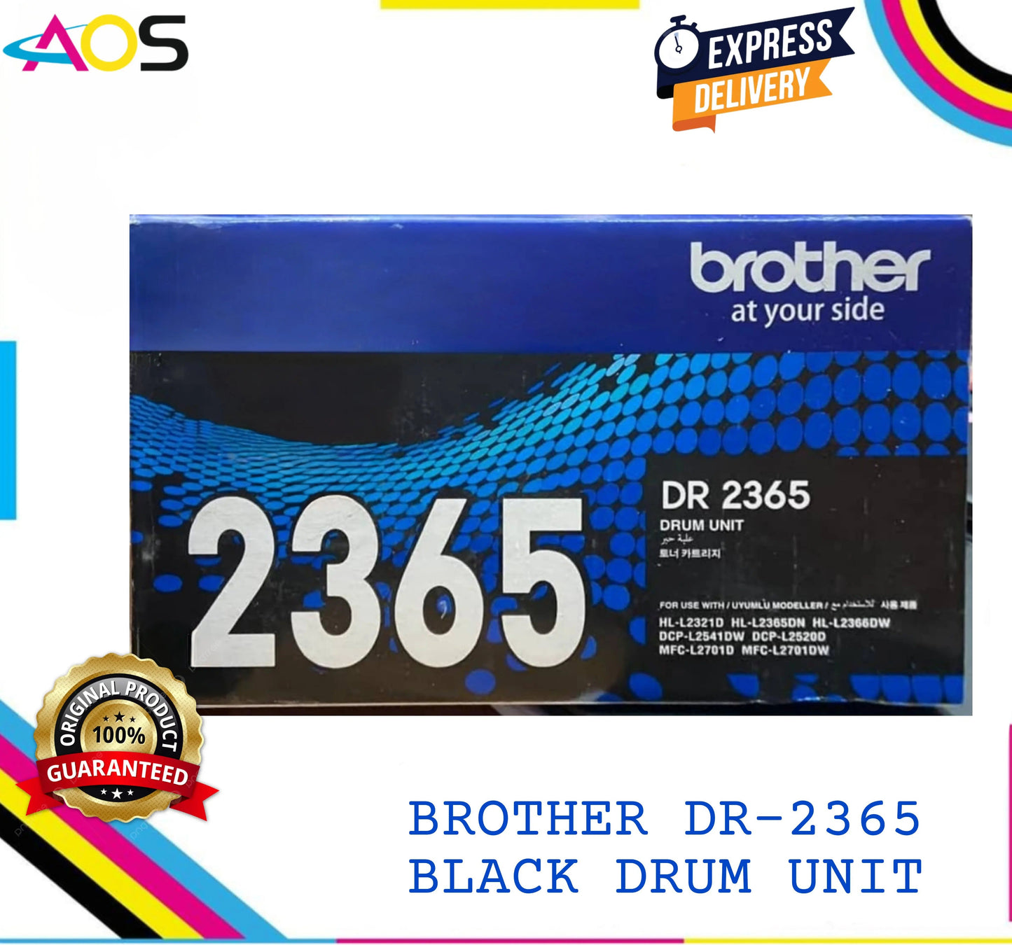 Brother DR-2365 Drum Unit Black Aos Cartridge