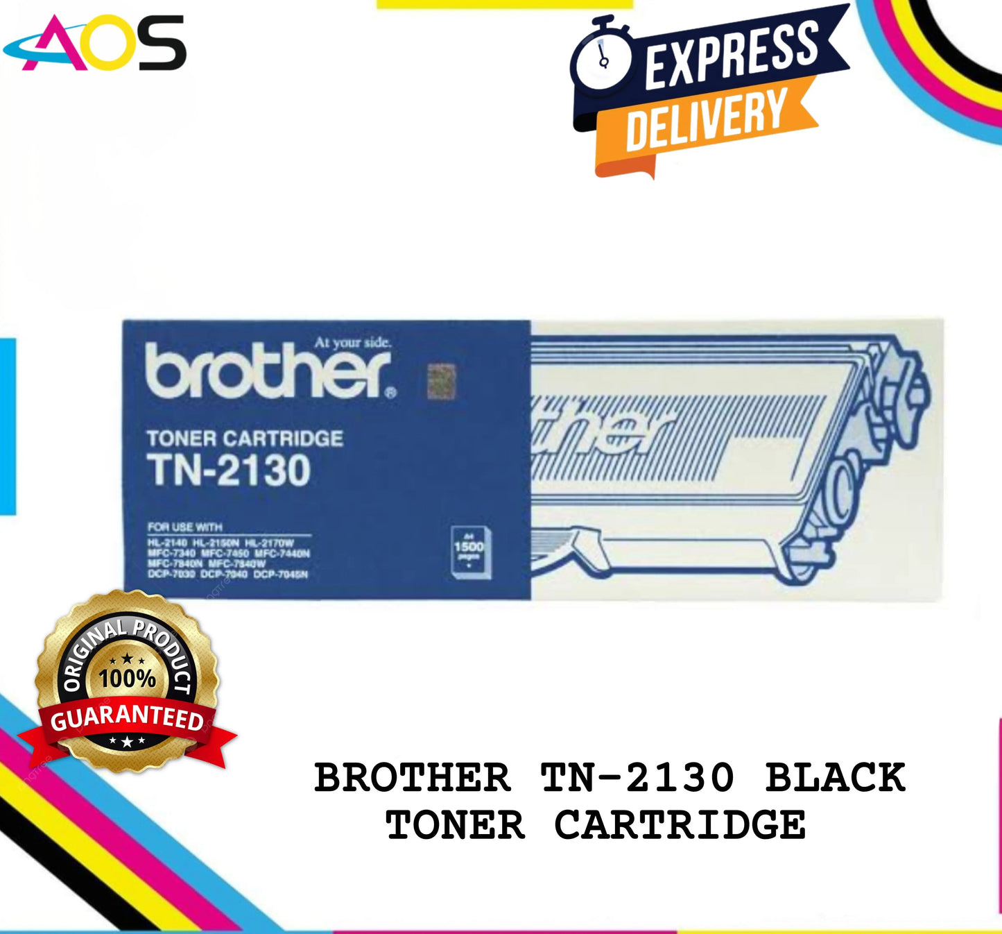 Brother Tn 2130 Toner Cartridge , Black Aos Cartridge