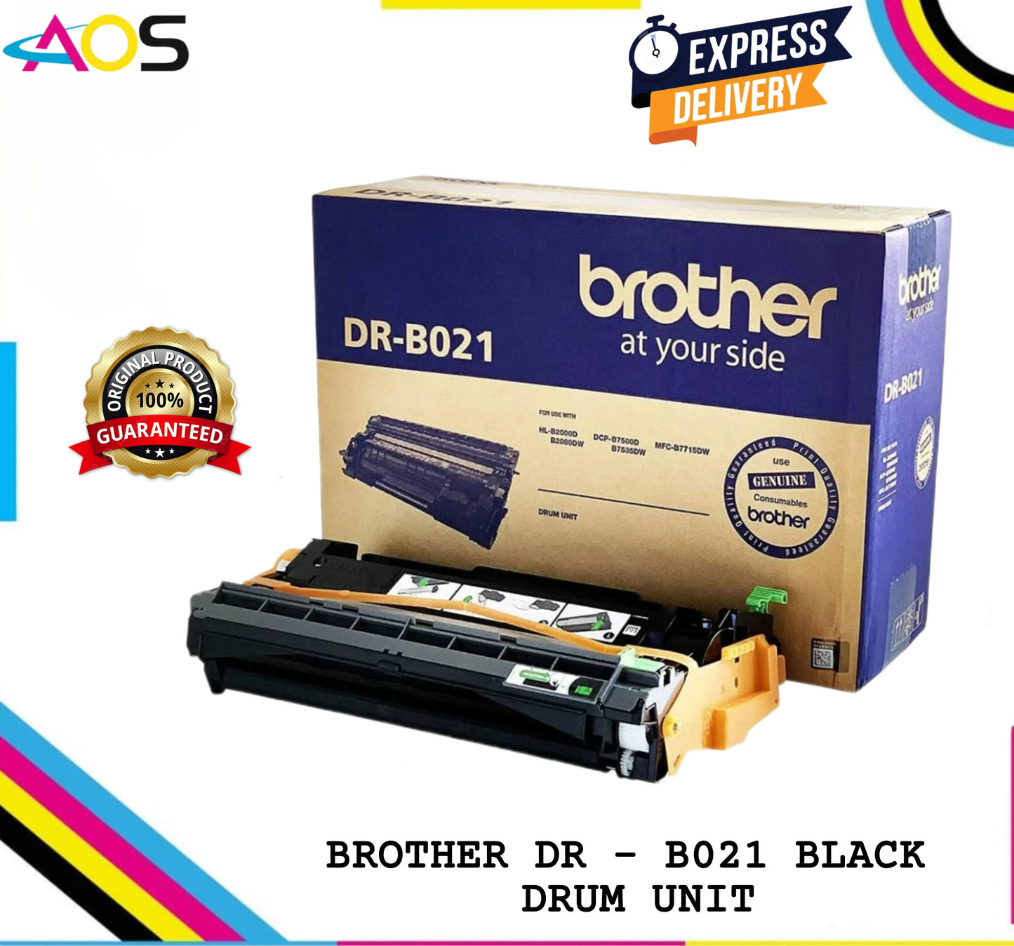 Brother dr-b021 drum unit black Aos Cartridge