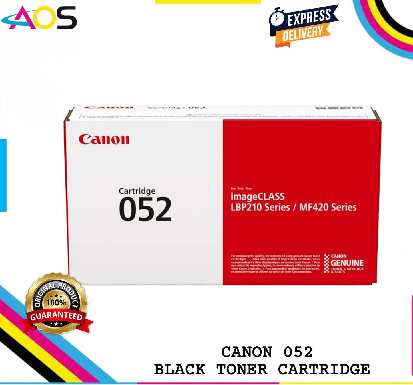 CANON 052 TONER CARTRIDGE BLACK AOS Cartridge