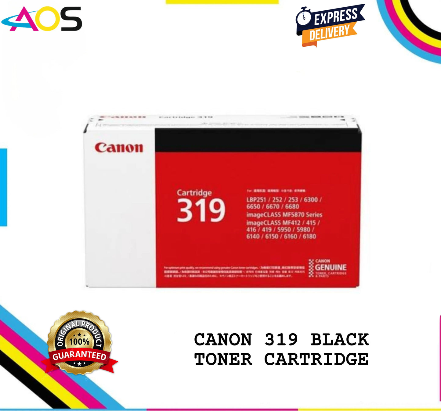 CANON 319 Toner Cartridge Aos Cartridge