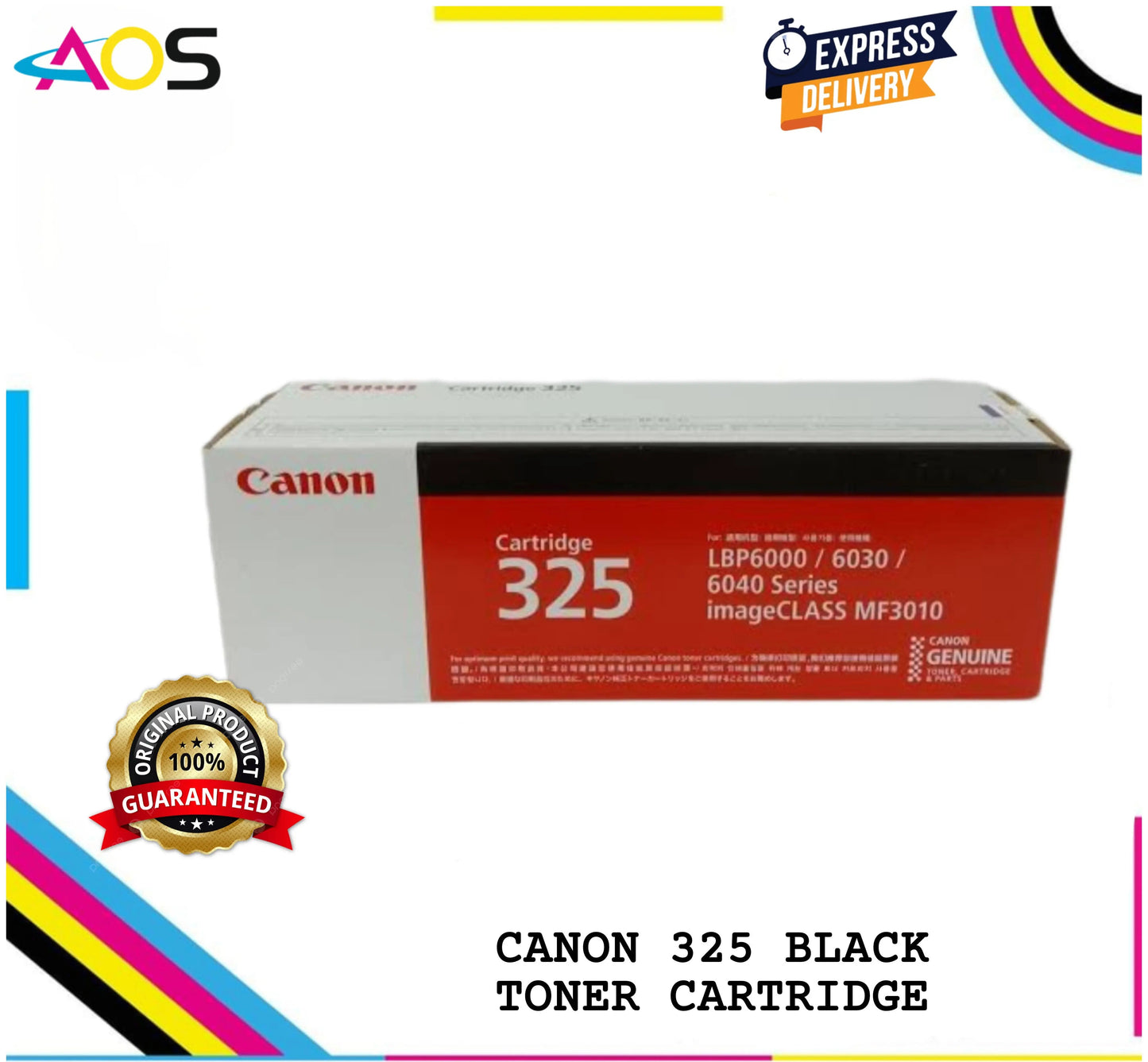 CANON 325 Black Toner Cartridge Aos Cartridge