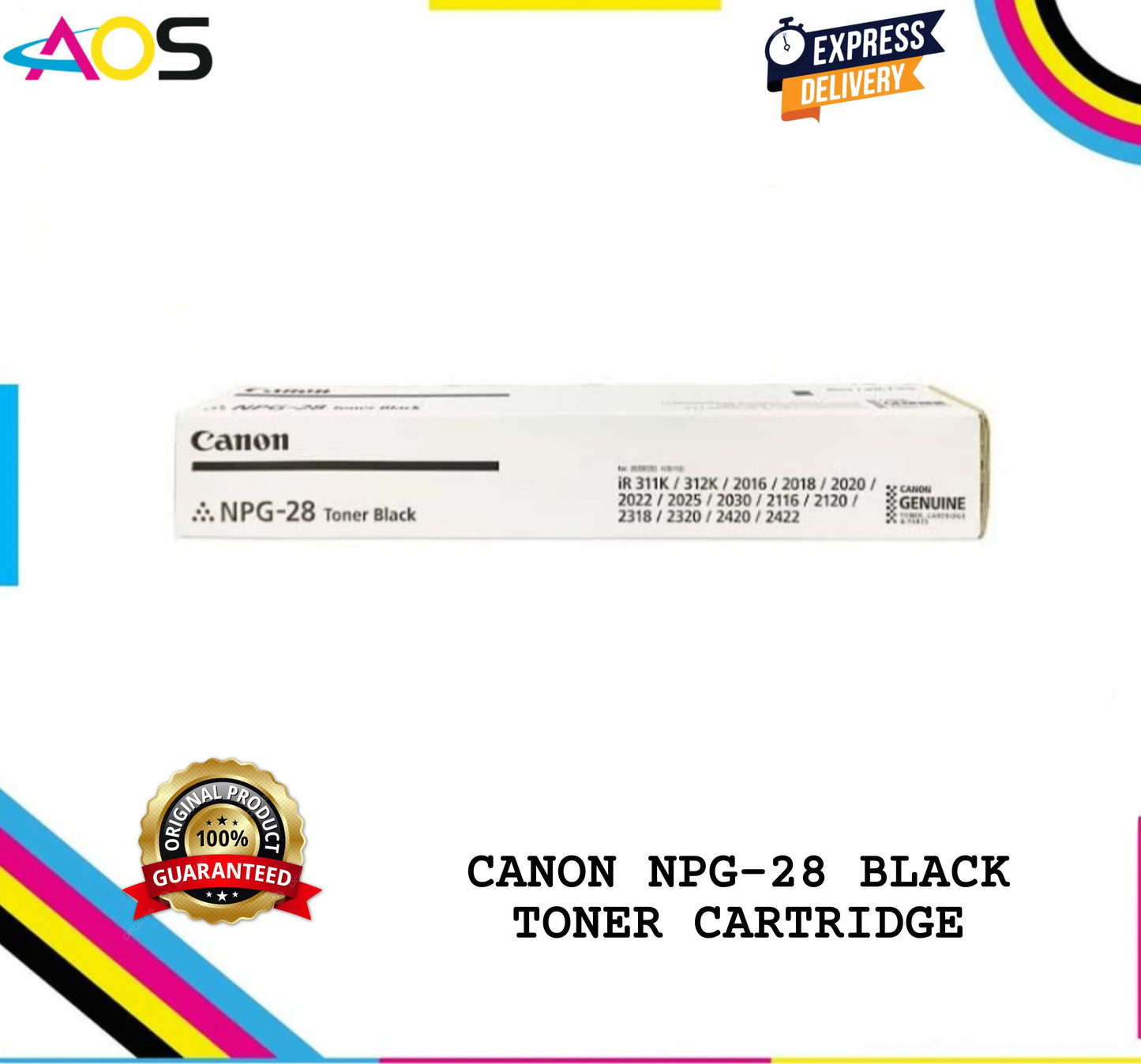 CANON NPG-28 Black Toner Cartridge Aos Cartridge