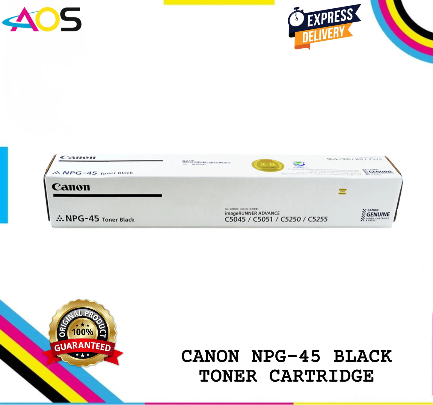 CANON NPG-45 Black Toner Cartridge Aos Cartridge