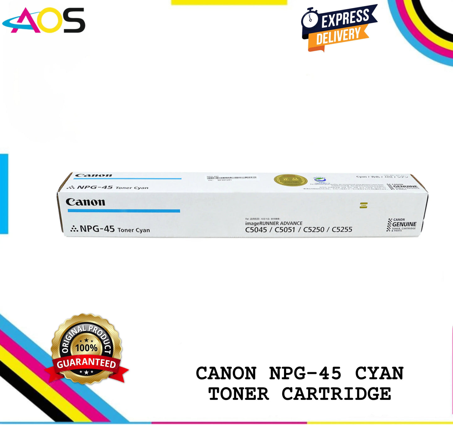 CANON NPG-45 Cyan Toner Cartridge Aos Cartridge