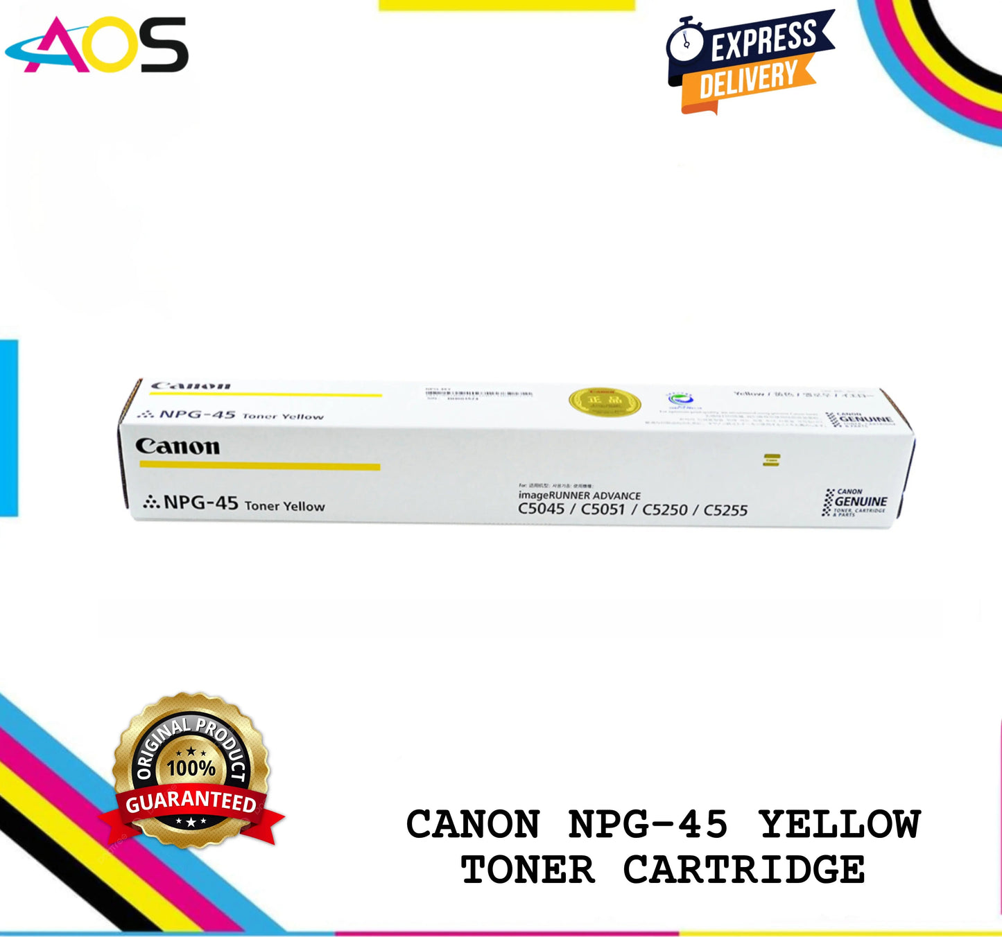 CANON NPG-45 Yellow Toner Cartridge Aos Cartridge
