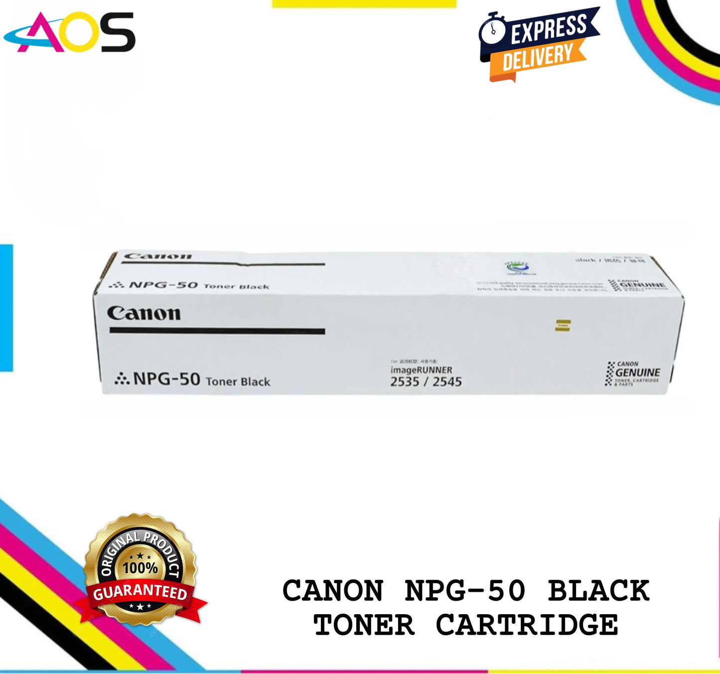 CANON NPG-50 Black Toner Cartridge AOS Cartridge