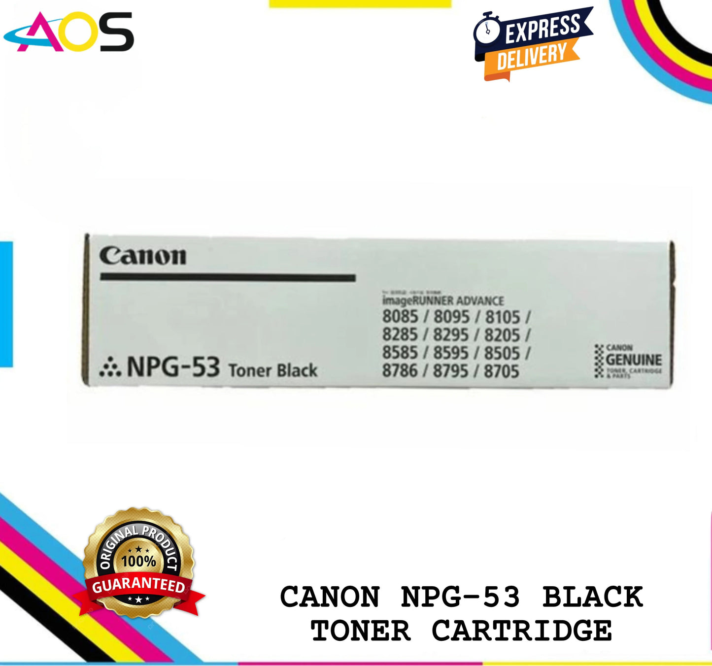 CANON NPG-53 Black Toner Cartridge Aos Cartridge