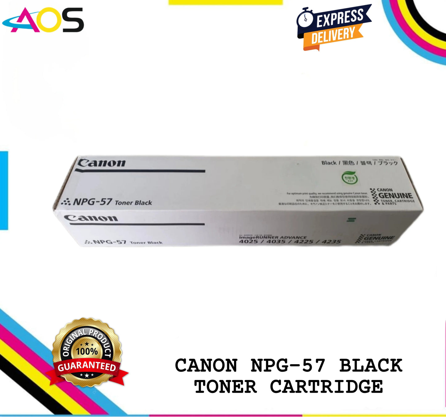 CANON NPG-57 Black Toner Cartridge Aos Cartridge