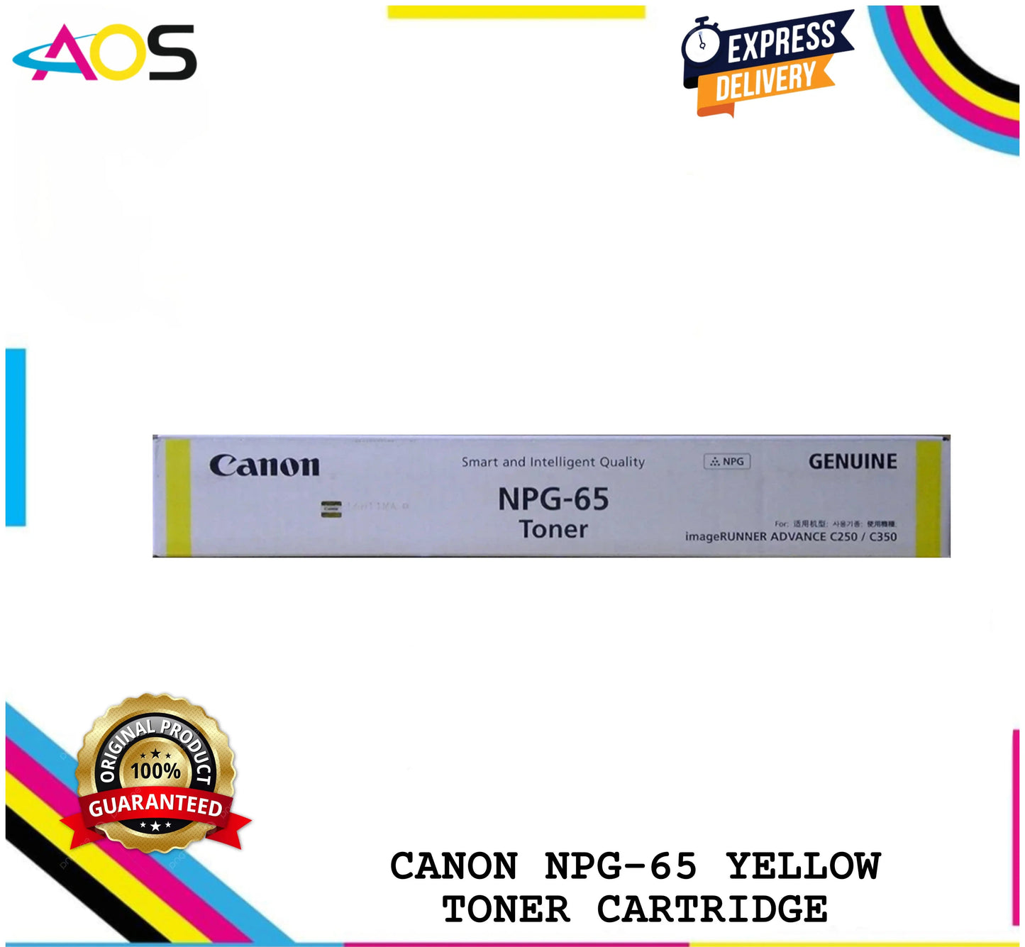 CANON NPG-65 Yellow Toner Cartridge Aos Cartridge