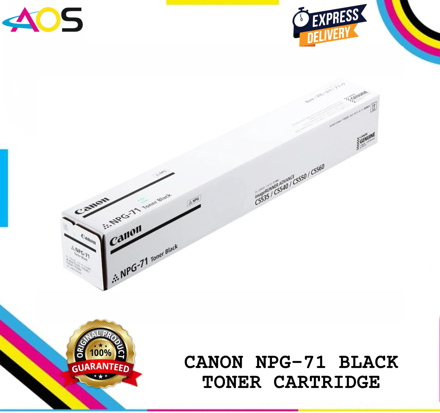 CANON NPG-71 Black Toner Cartridge Aos Cartridge