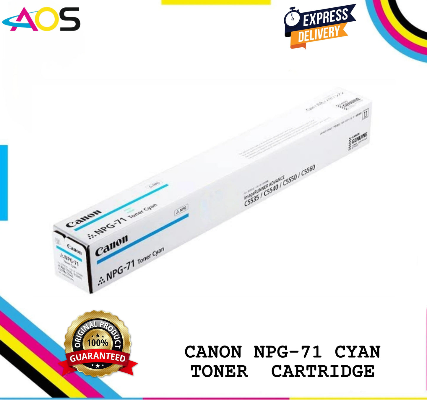 CANON NPG-71 Cyan Toner Cartridge Aos Cartridge