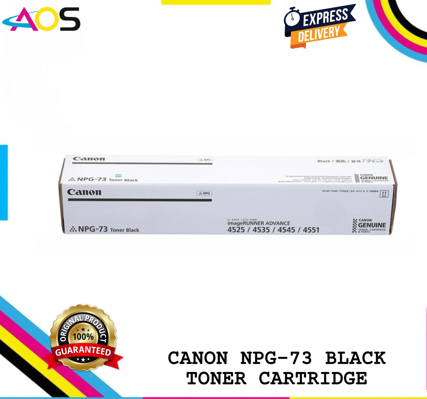 CANON NPG-73 Black Toner Cartridge Aos Cartridge
