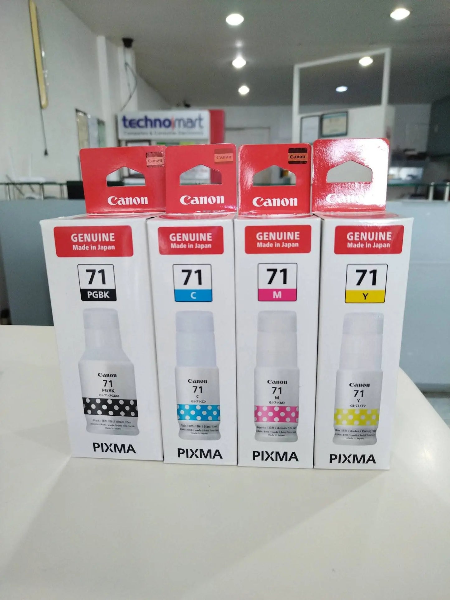 Canon GI-71 CMYK INK BOTTLE SET Aos Cartridge