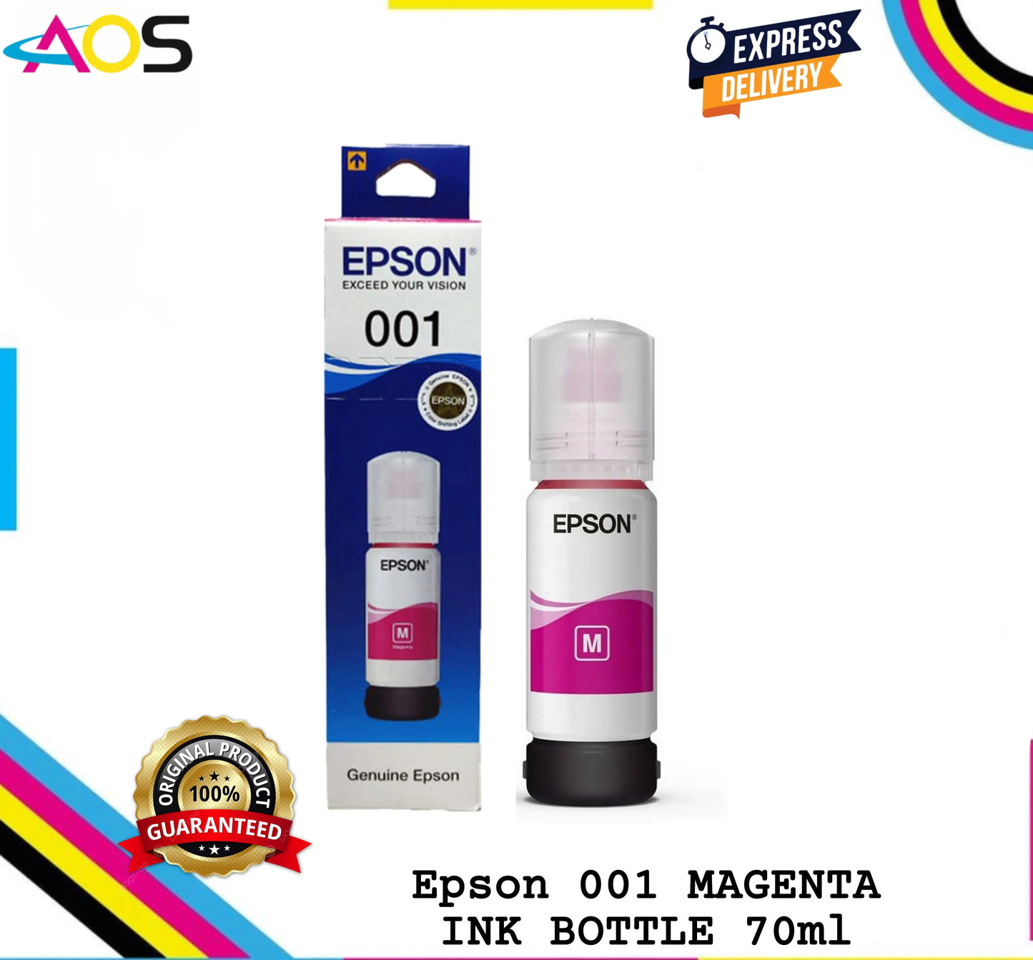 epson 001 ink bottle magenta