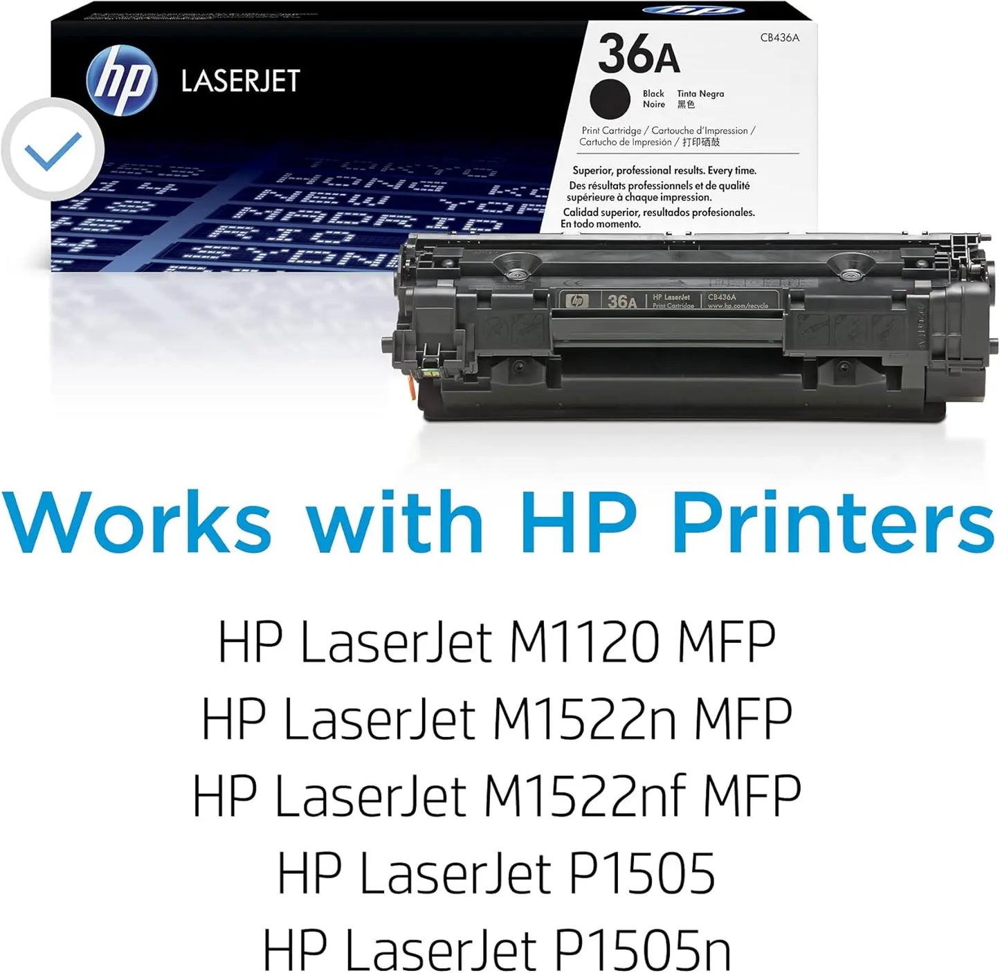 HP 36A LaserJet Toner Cartridge Aos Cartridge