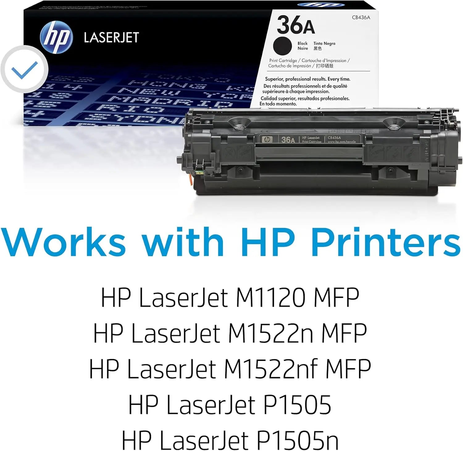 HP 36A LaserJet Toner Cartridge Aos Cartridge