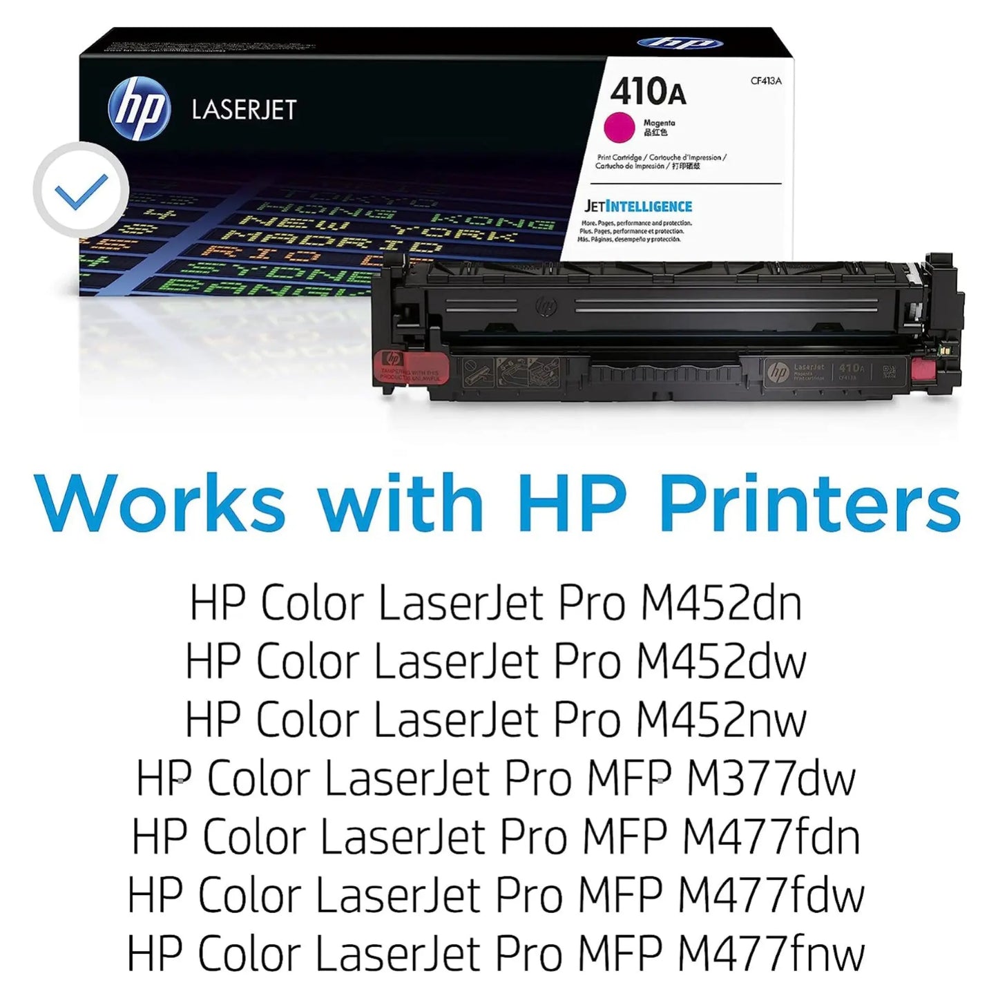 HP 410A Magenta Original Laserjet Toner Cartridge (CF413A) Aos Cartridge