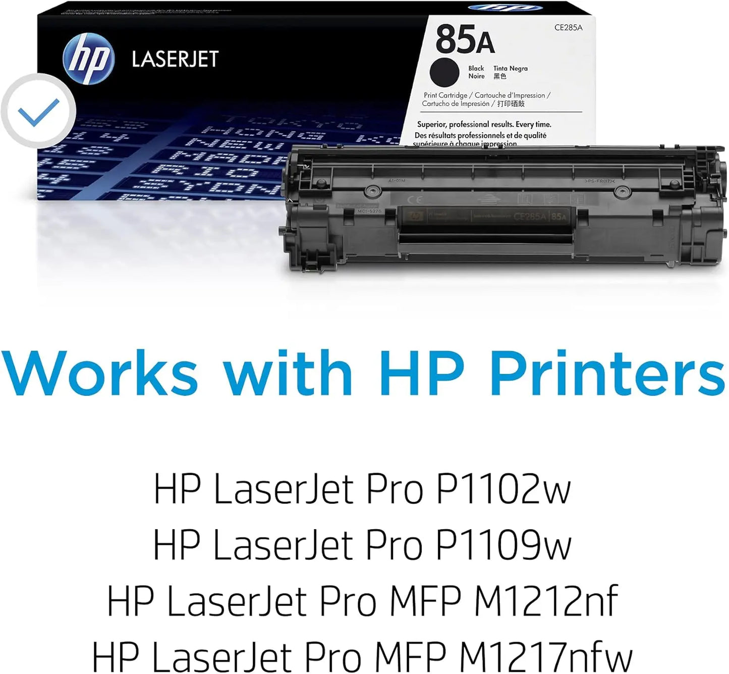 HP 85A Black Original Laserjet Toner Cartridge (CE285A) Aos Cartridge