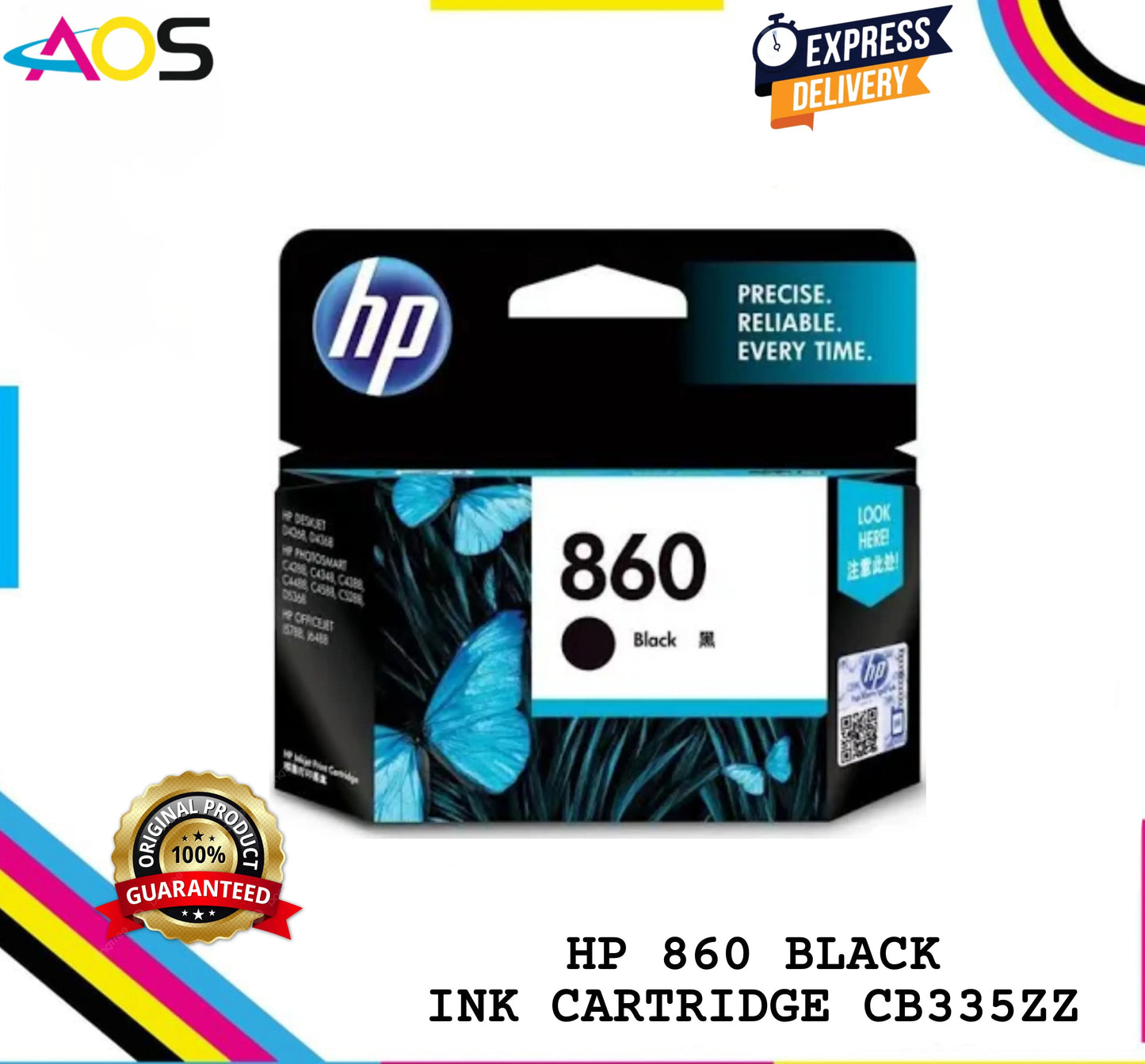 Hp 860 black ink cartridge
