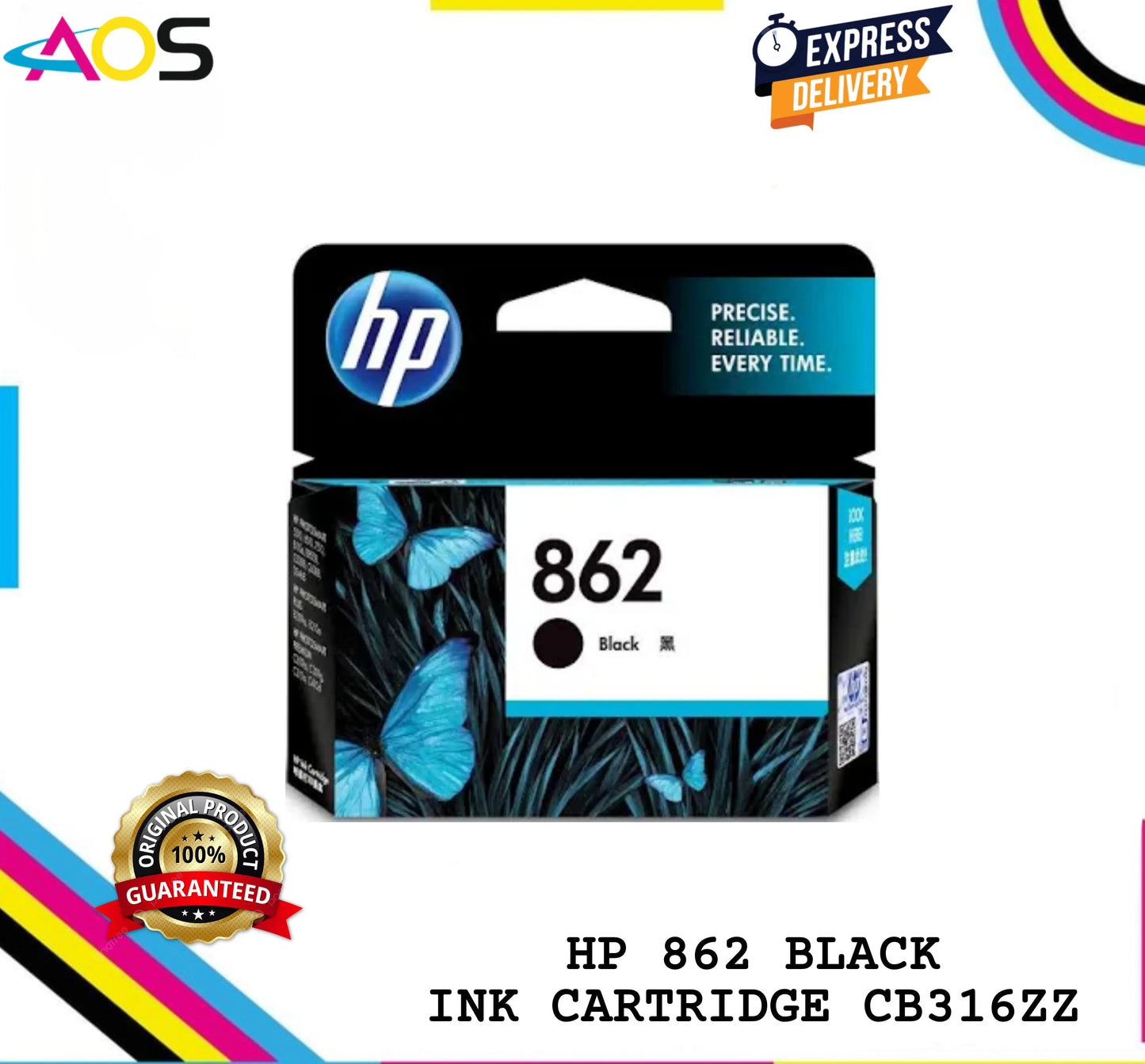 Hp 862 black ink cartridge