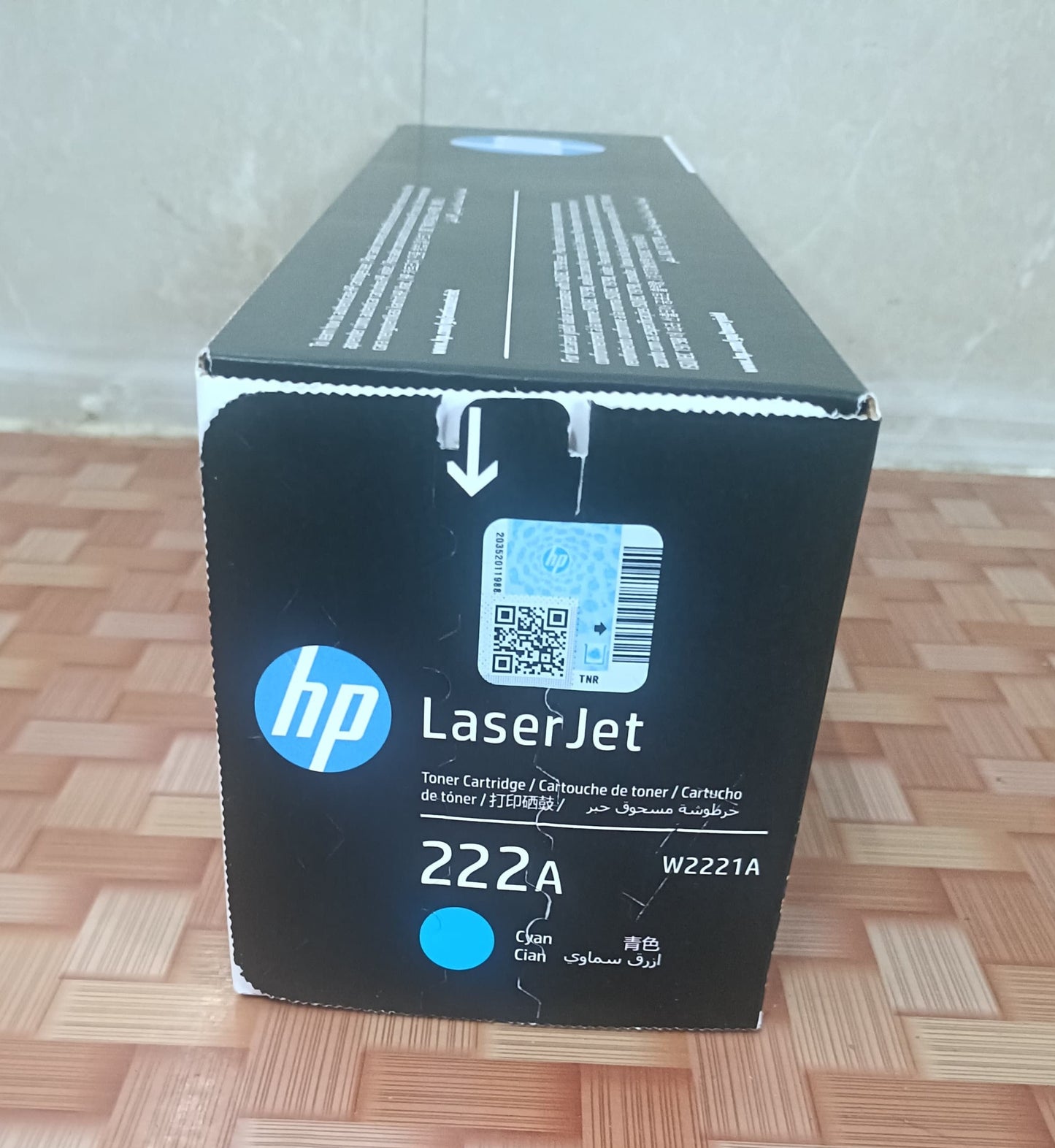HP 222A Cyan Laserjet Toner Cartridge W2221A Aos Cartridge