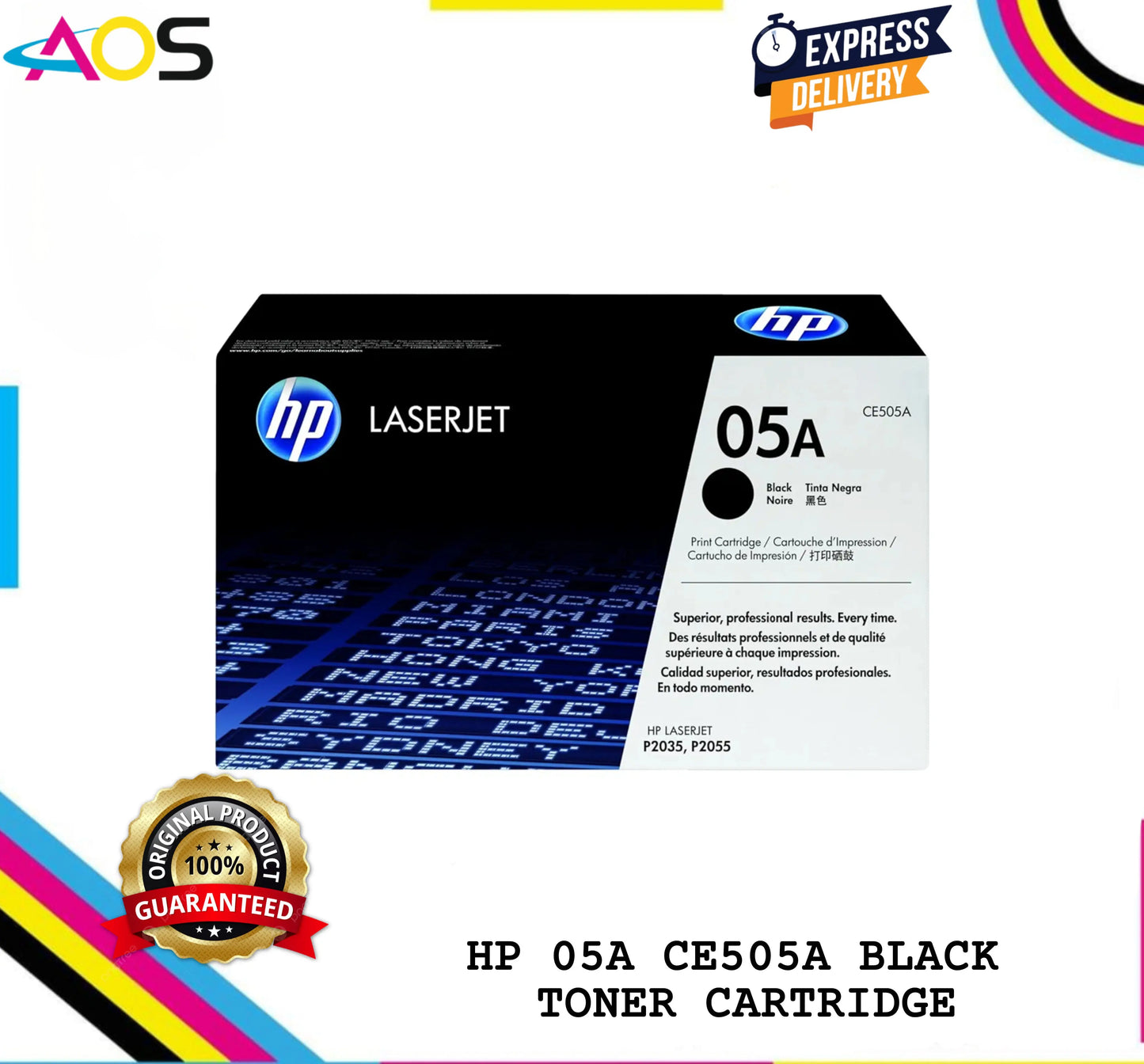 hp 05a black toner cartridge