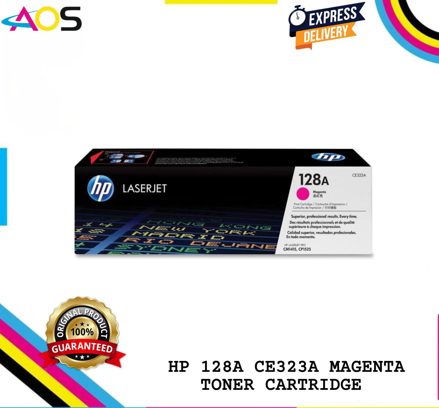 hp 128a magenta toner cartridge