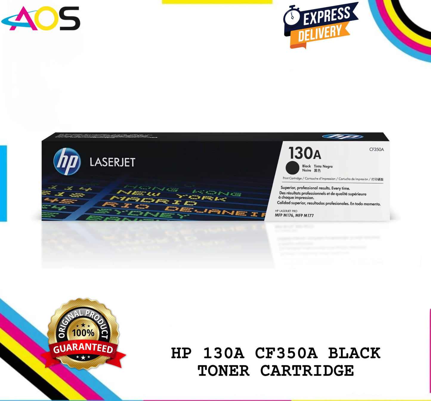 HP 130A Black Toner Cartridge