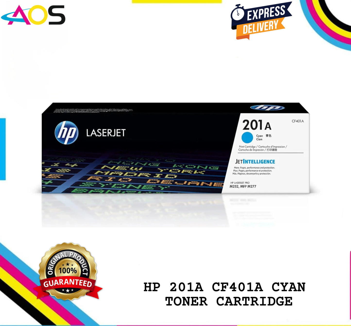 HP 201A Cyan Toner Cartridge