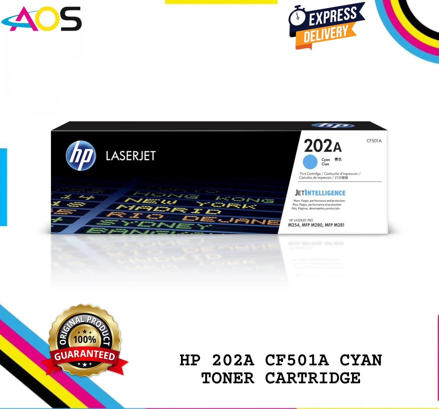 HP 202A Cyan Toner Cartridge