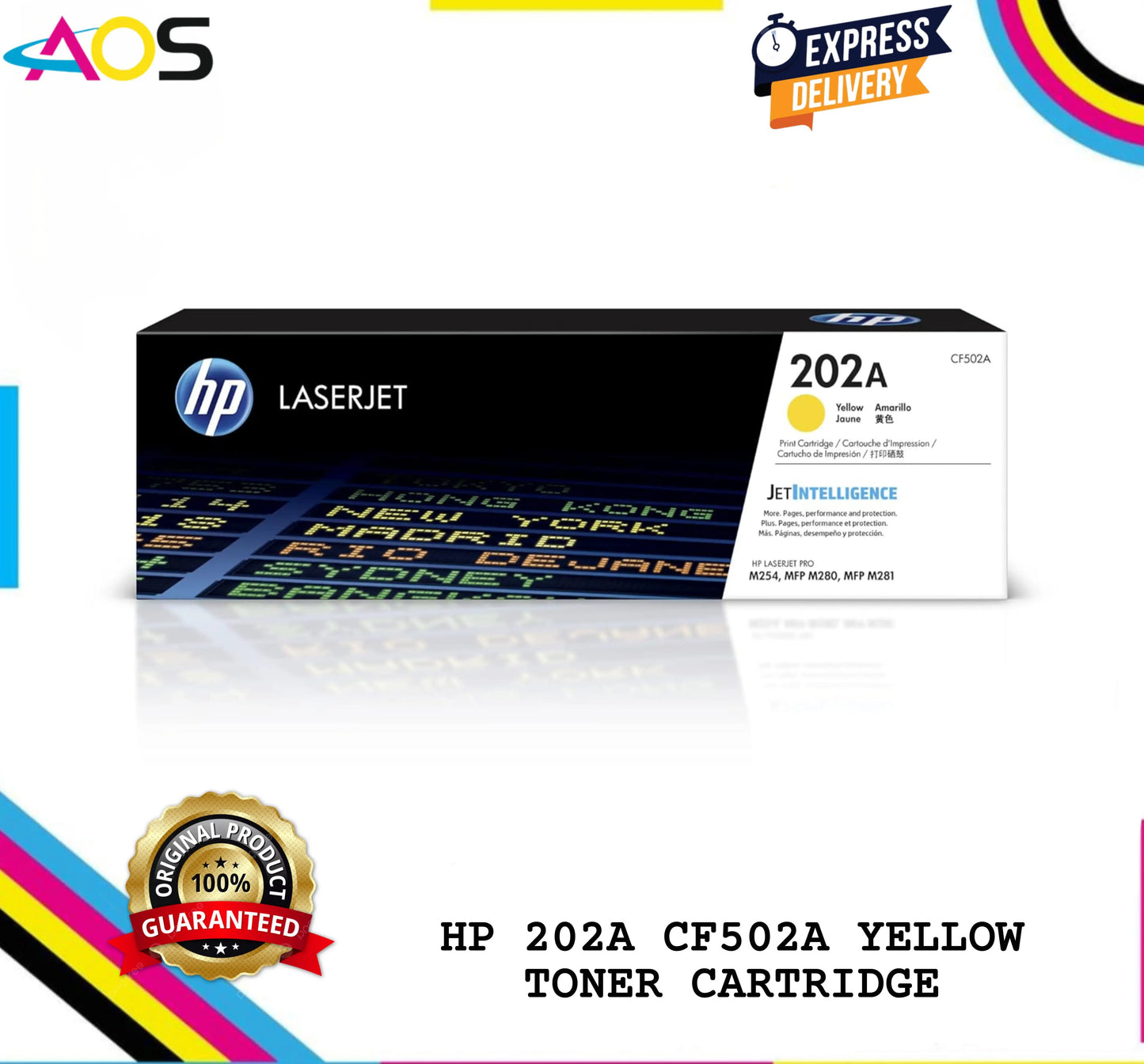 HP 202A Yellow Toner Cartridge