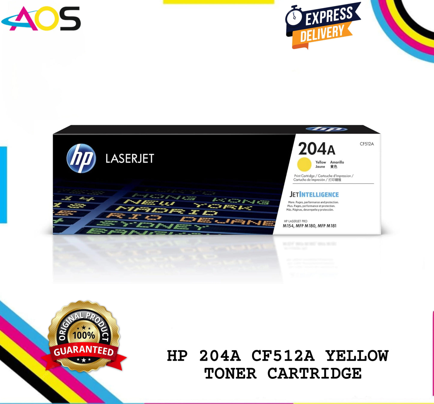 HP 204A Yellow Toner Cartridge