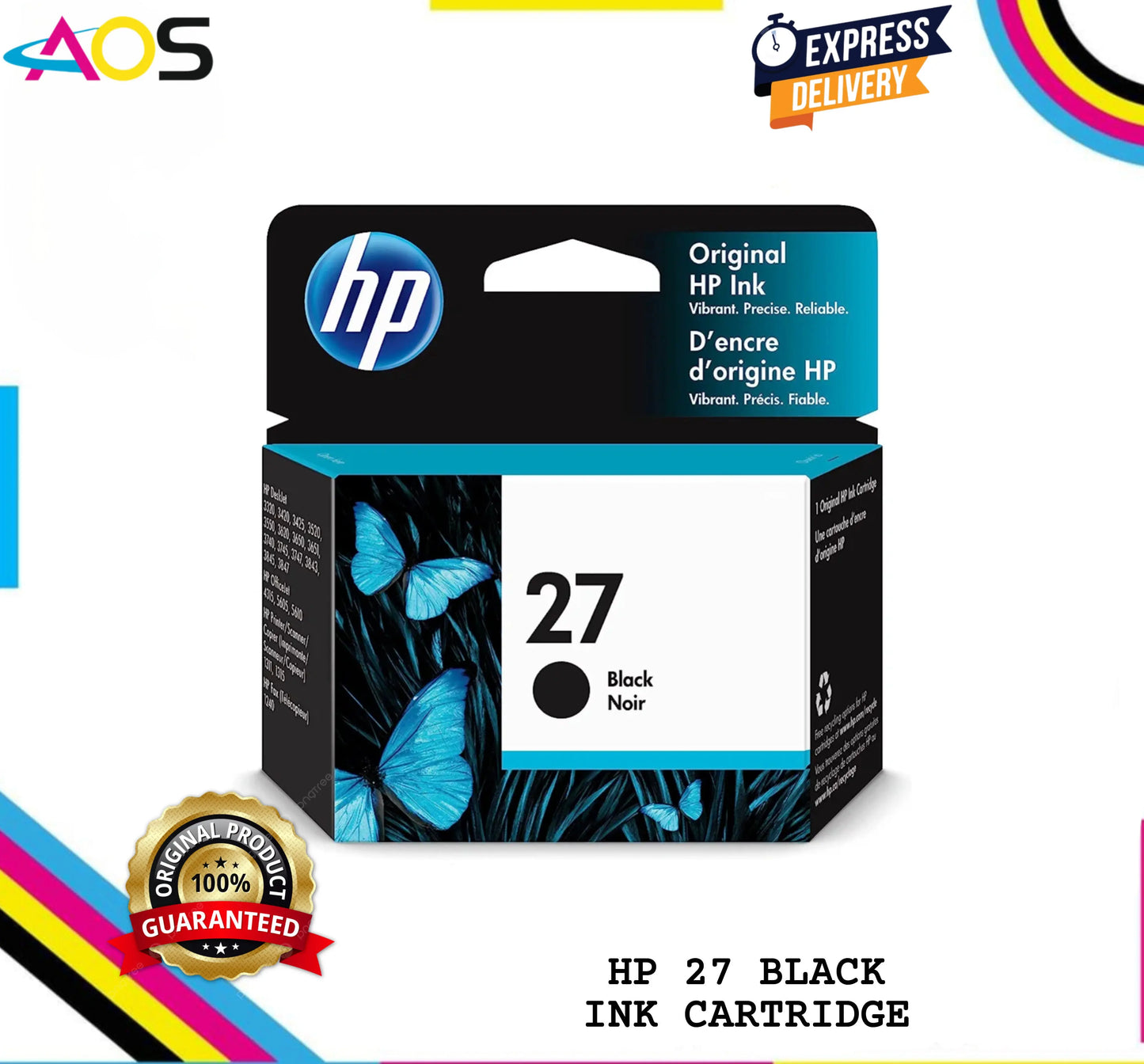 HP 27 Black Ink Cartridge