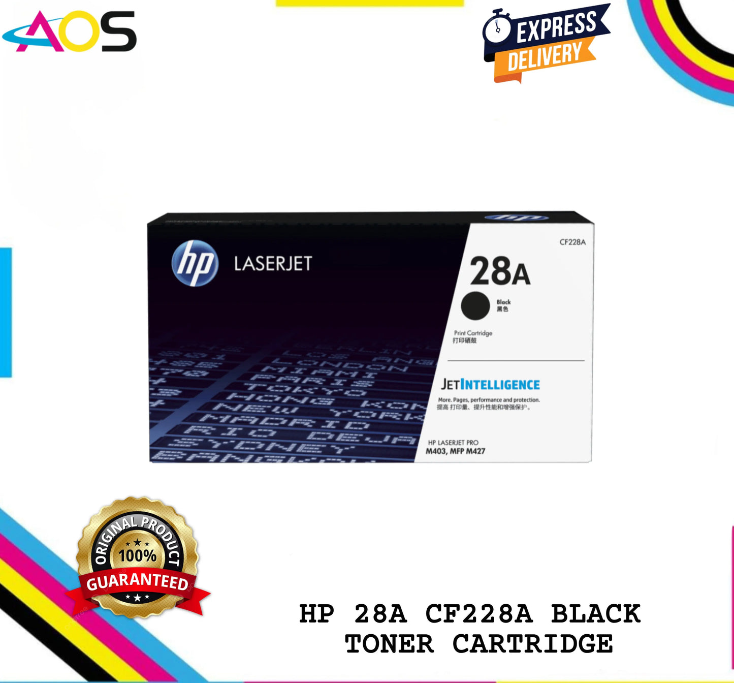 hp 28a black toner cartridge