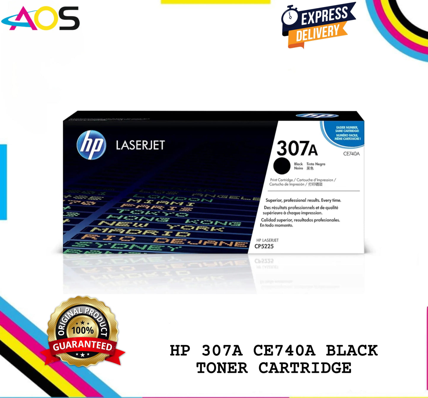 HP 307A Black Toner Cartridge