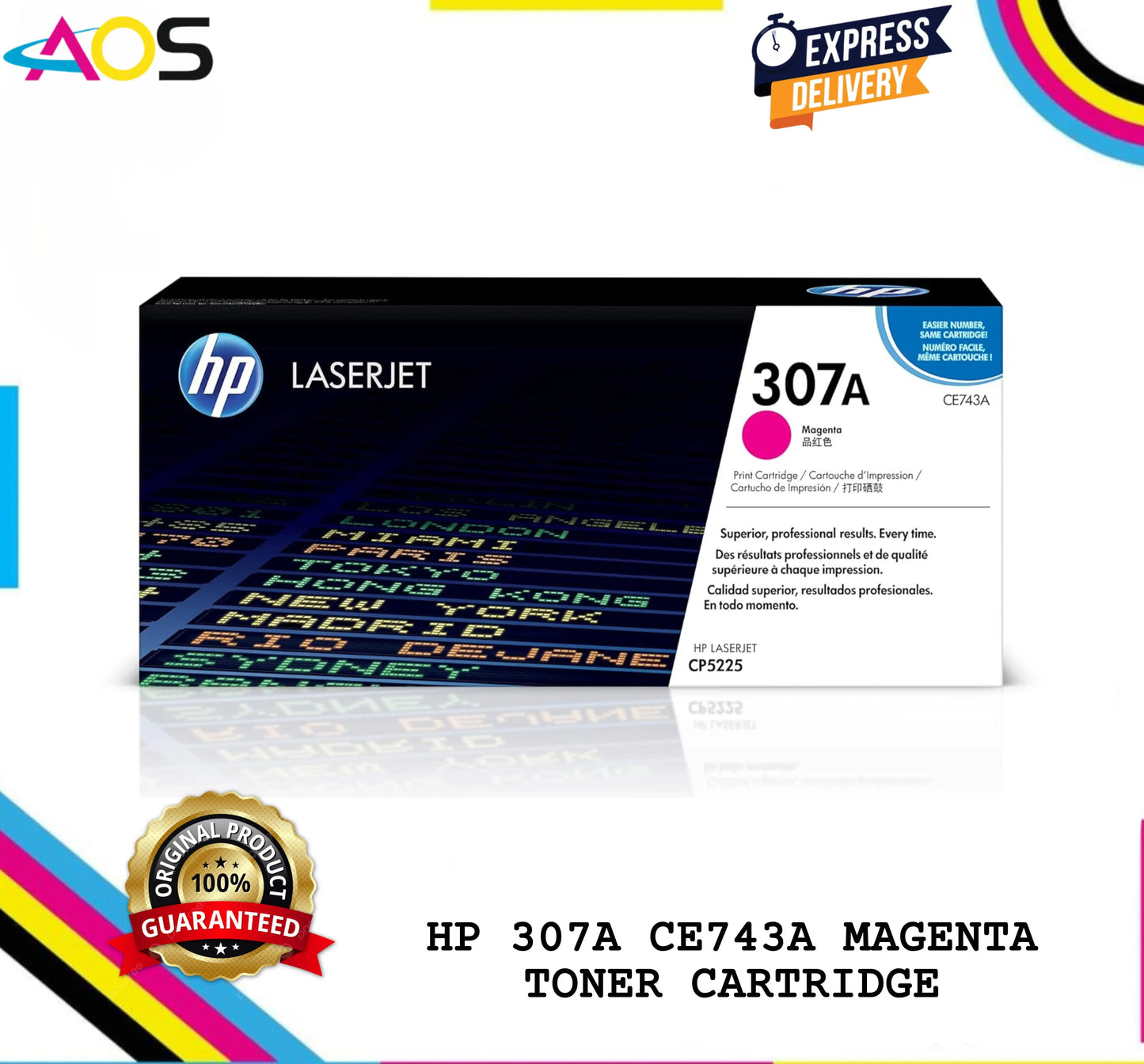 HP 307A Magenta Toner Cartridge