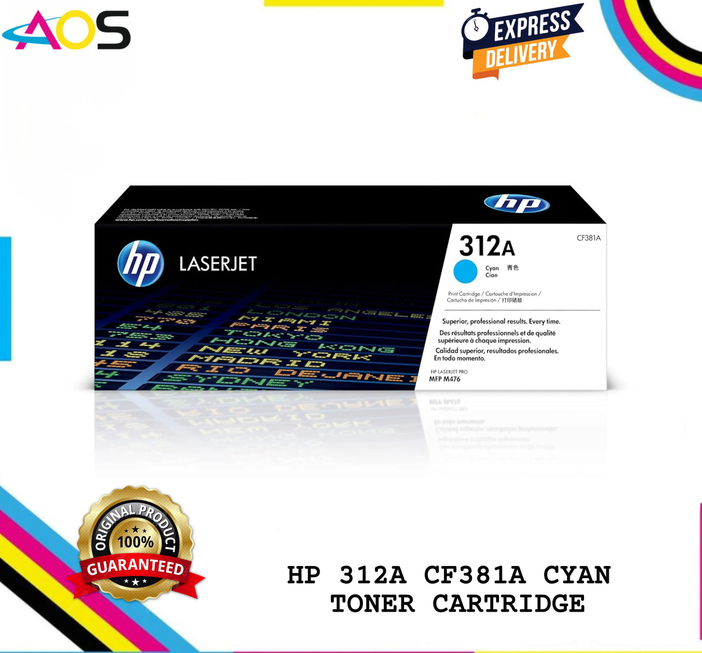 HP 312A Cyan Toner Cartridge