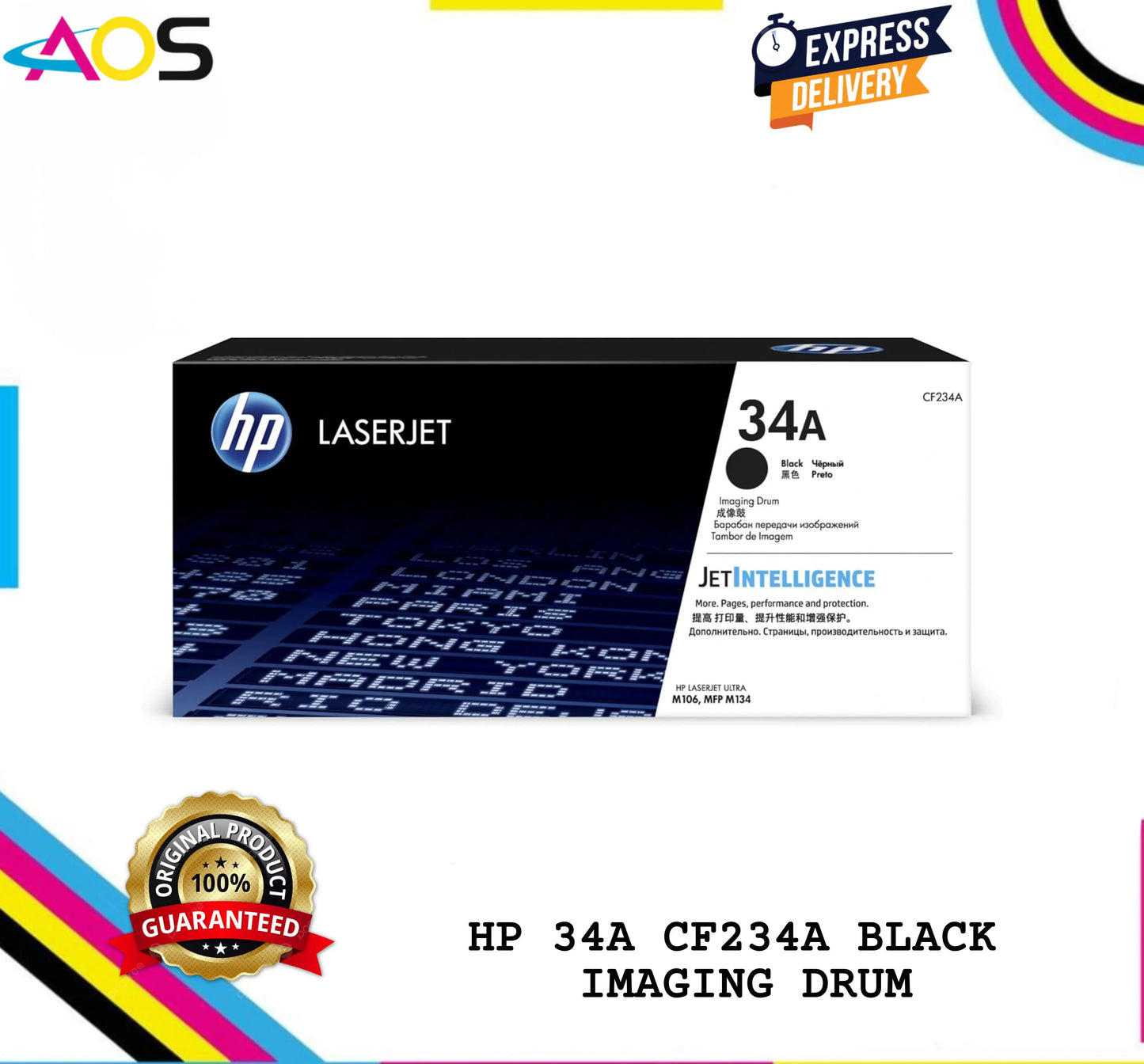 HP 34A Black Imaging Drum unit