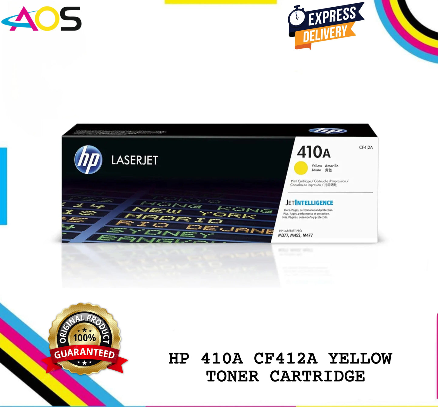 HP 410A Yellow Toner Cartridge