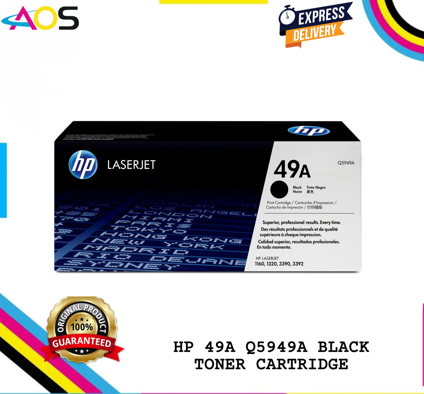 HP 49A Black Toner Cartridge
