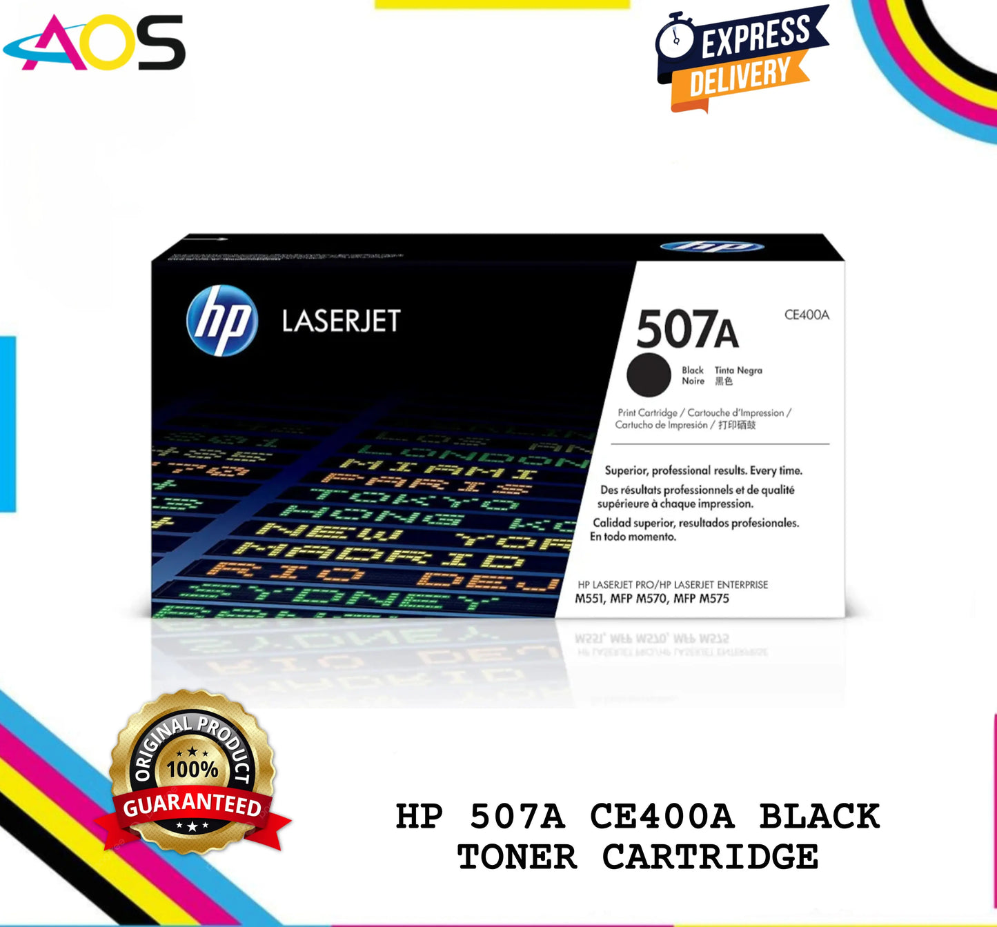 HP 507A Black Toner Cartridge