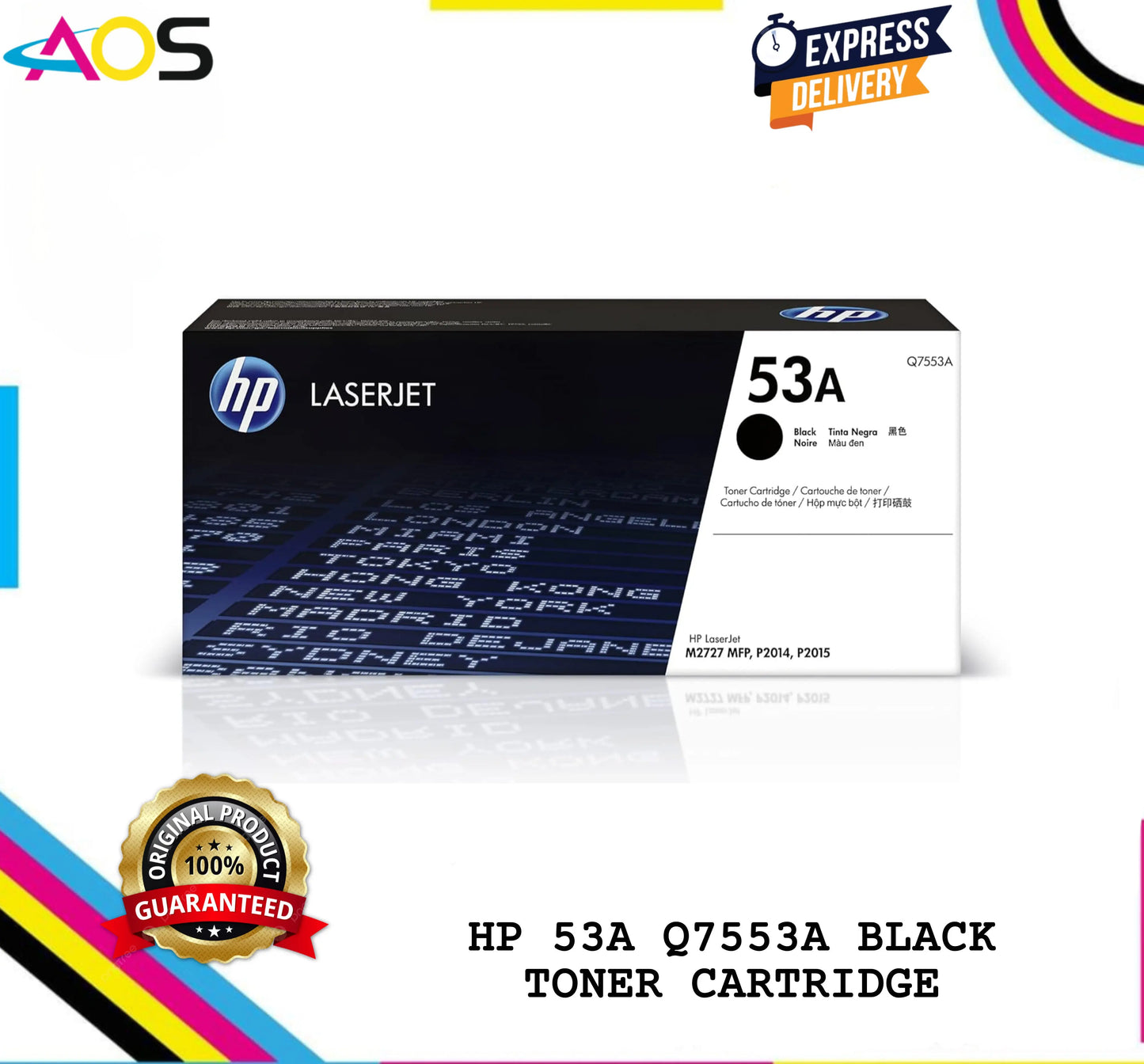 Hp 53A black toner cartridge